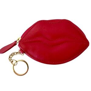 Red lips wallet keychain New